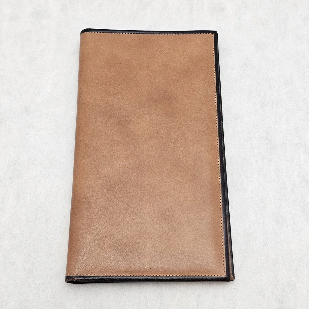 EUC VTG Swank Palomino Steerhide Chest Pocket Wallet / Travel Document Holder